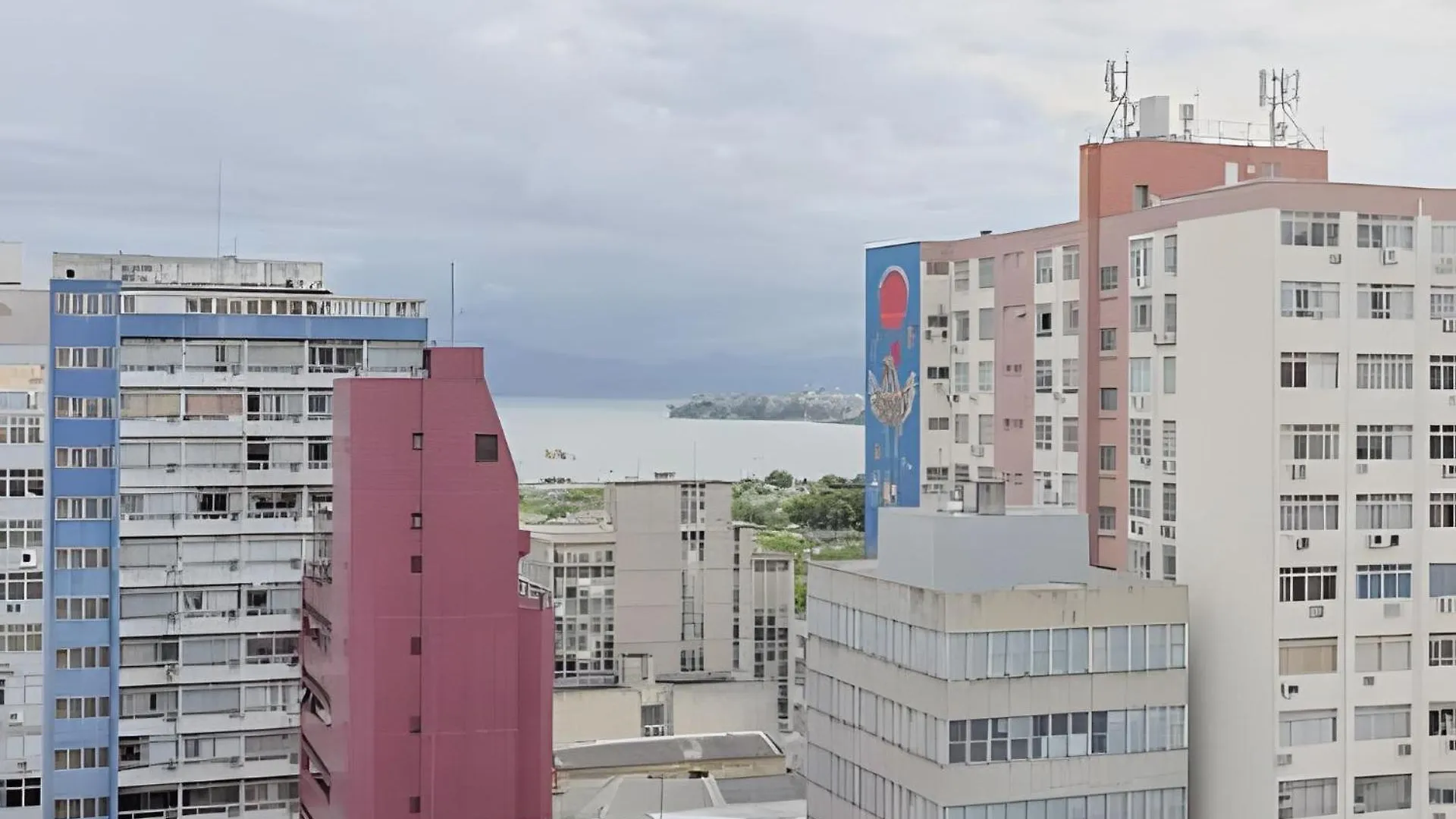 Apto Reformado Vista Mar Centro Florianópolis 0*,